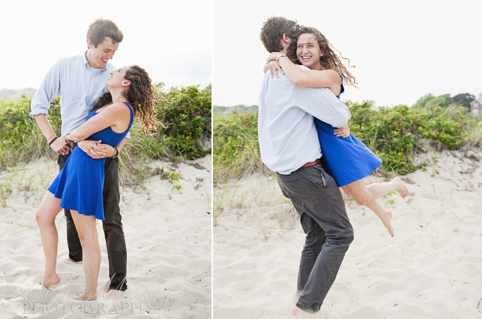 Hyannis Long Beach Engagement Session on Cape Cod - Sarah Murray Photography