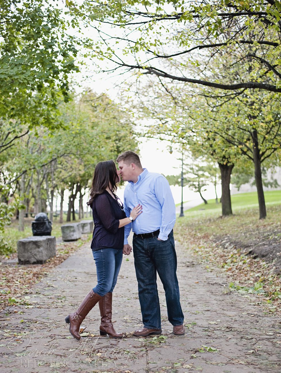 Castle Island South Boston Engagement Session - Sarah Murray Photography
