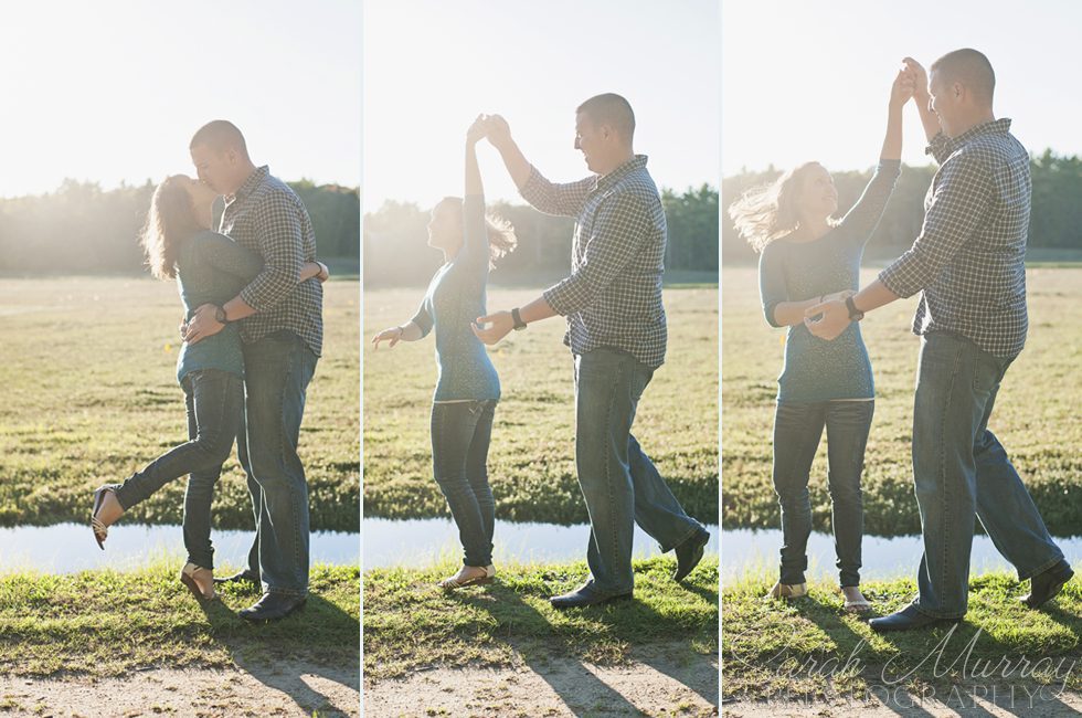 Kingston New England Cranbery Bog Engagement Session - Sarah Murray Photography