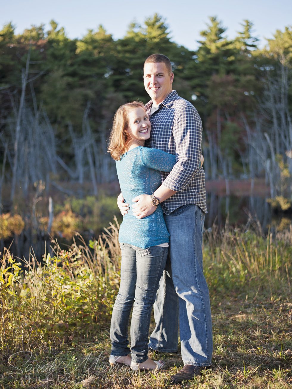 Kingston New England Cranbery Bog Engagement Session - Sarah Murray Photography