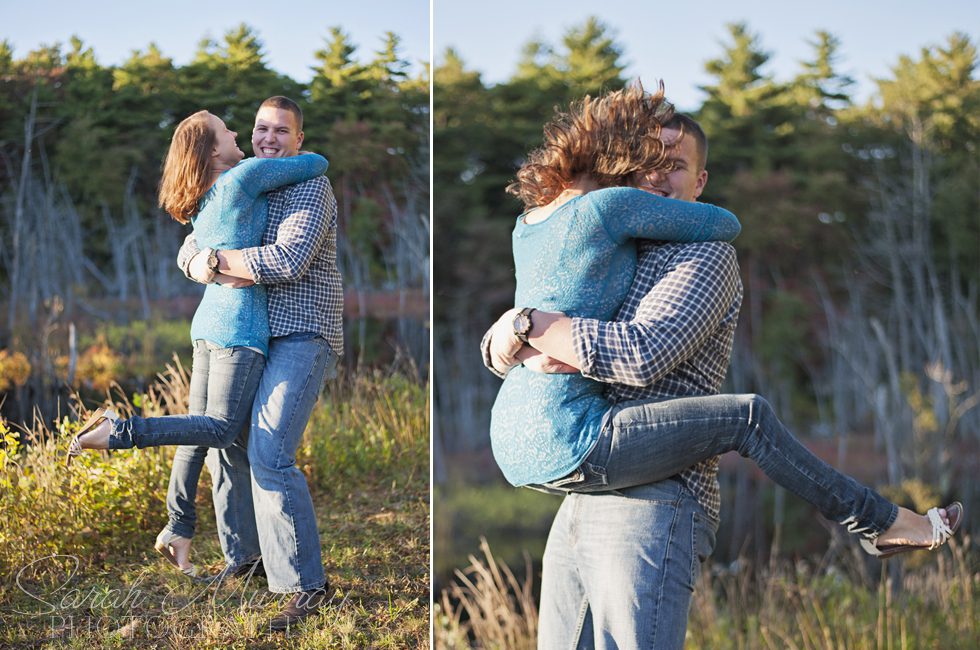 Kingston New England Cranbery Bog Engagement Session - Sarah Murray Photography