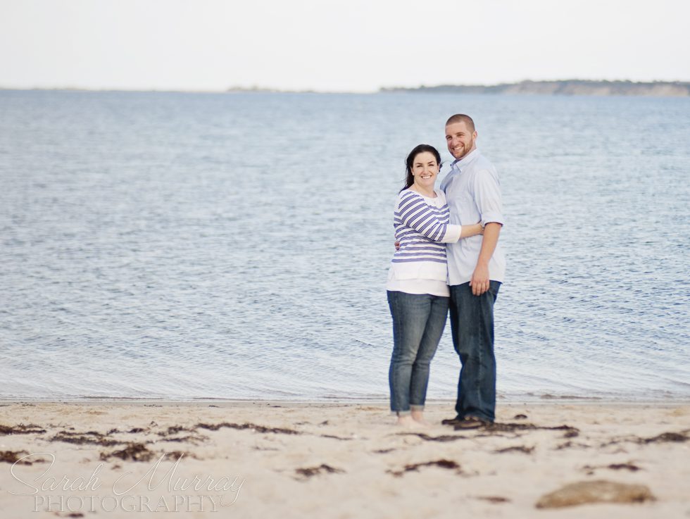 Marthas Vineyard Lighthouse Beach Engagement - Sarah Murray Photography
