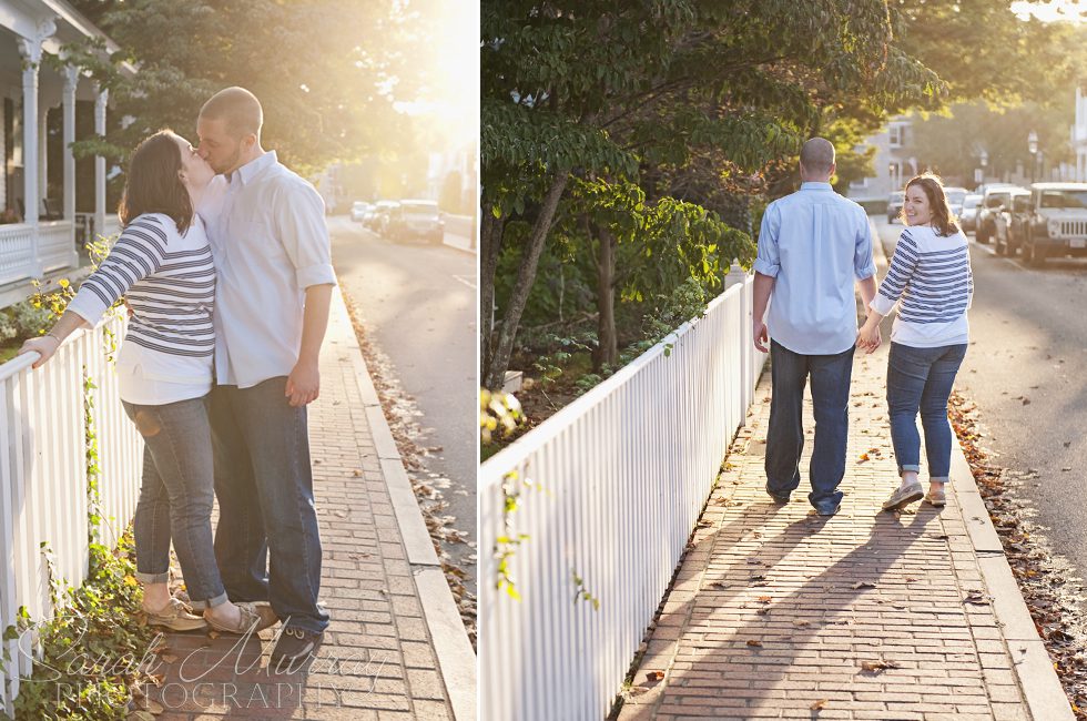 Marthas Vineyard Lighthouse Beach Engagement - Sarah Murray Photography