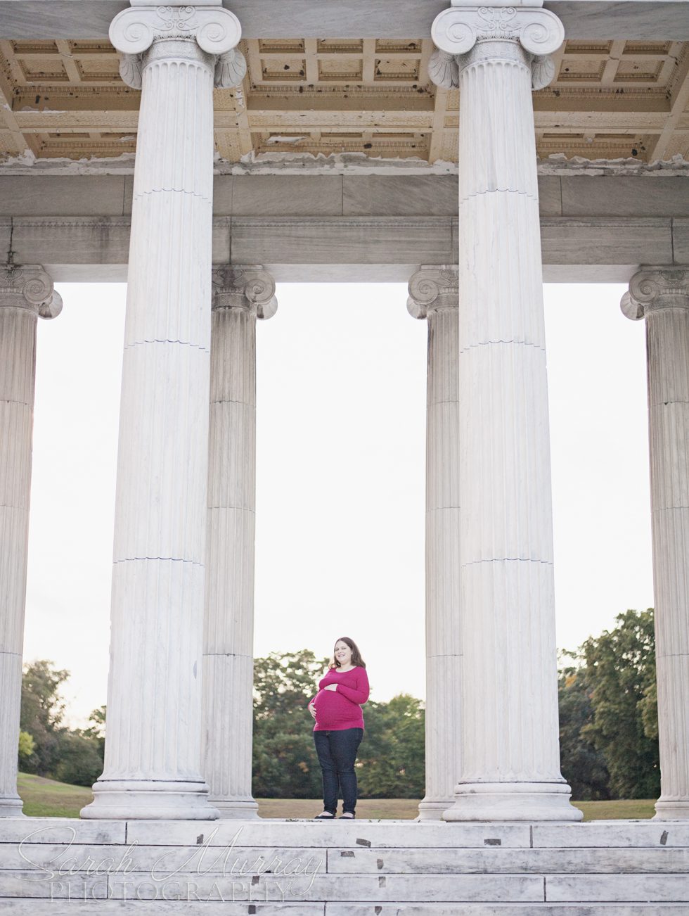 Baby Bump Session at the Roger Williams Park, Providence, Rhode Island - Sarah Murray Photography