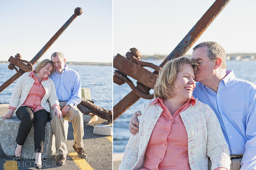 Engagement Session at Ned's Point Lighthouse in Mattapoisett, Massachusetts - Sarah Murray Photography