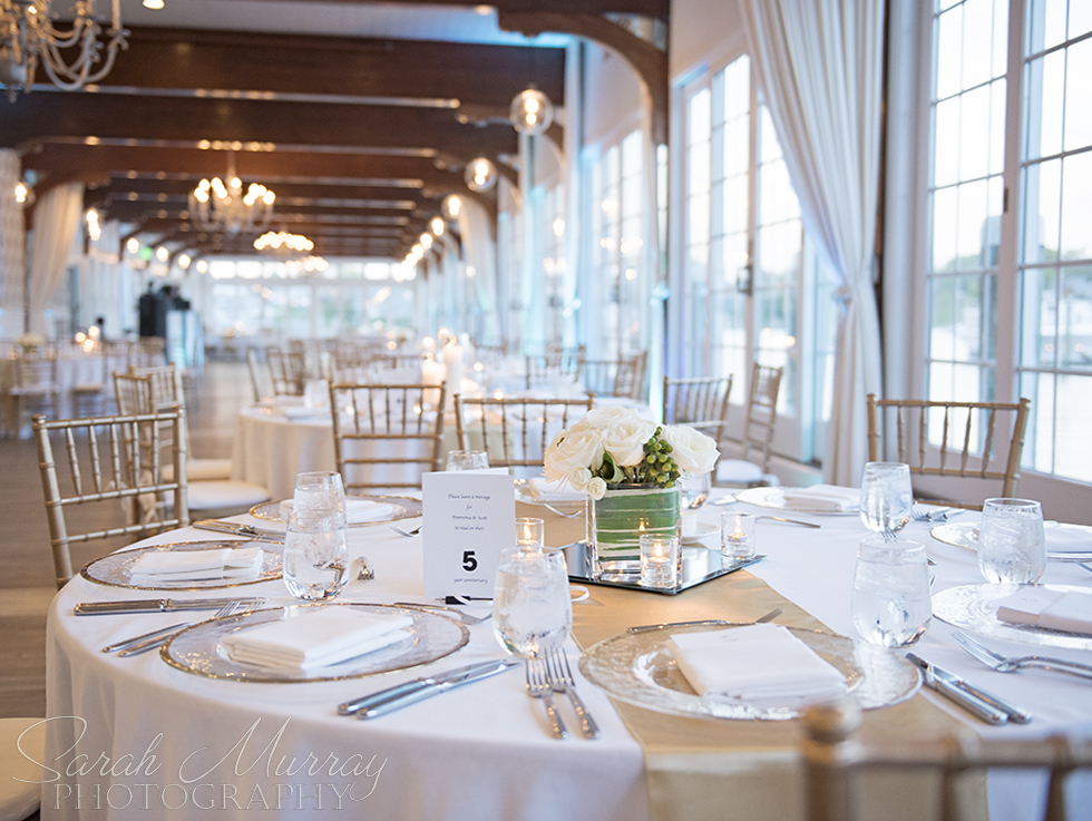 Wychmere Beach Club Harbor Room Wedding Reception in Harwichport, Cape Cod, Massachusetts - Sarah Murray Photography
