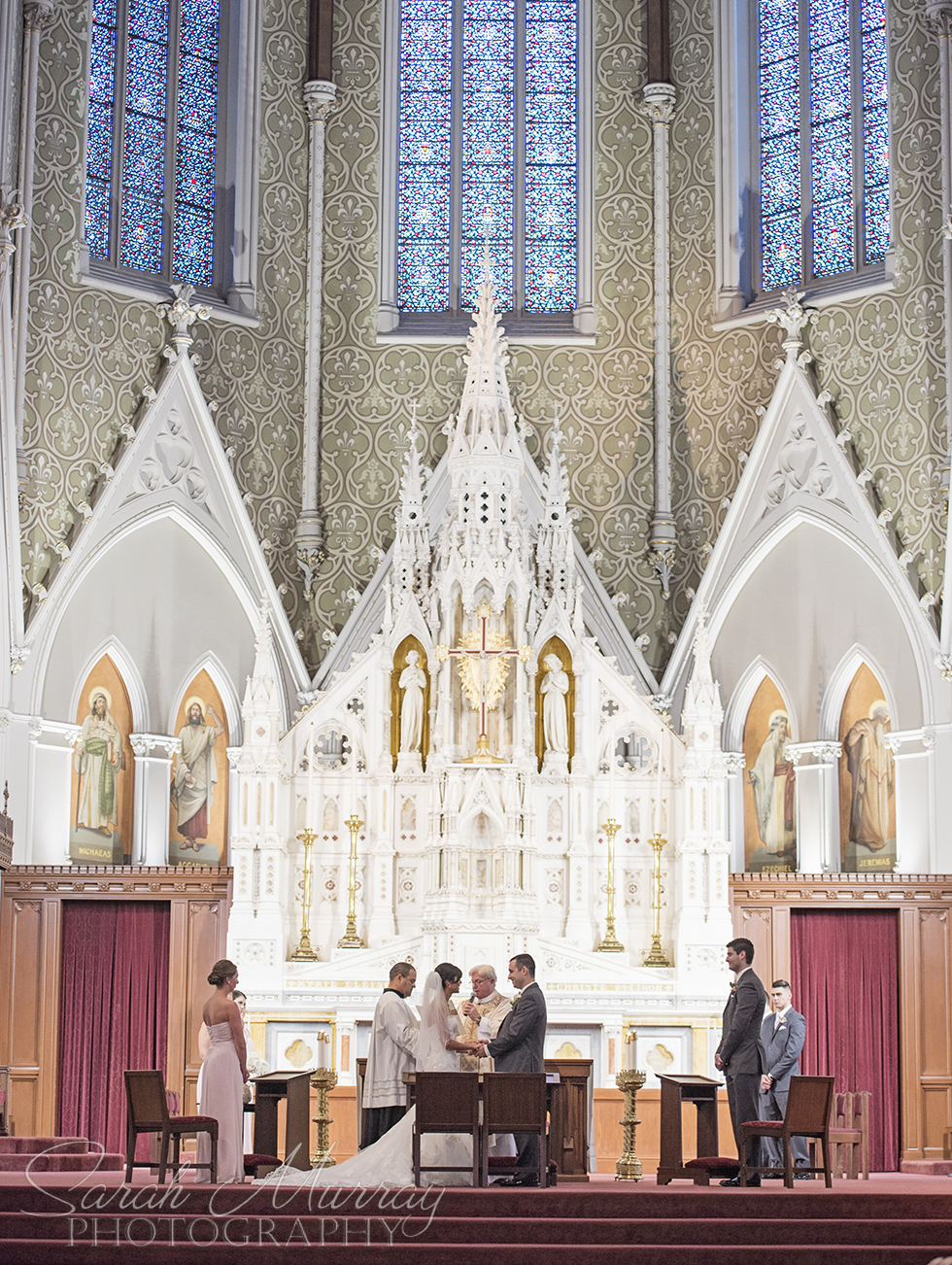 Cathedral Of The Holy Cross Wedding in Boston, Massachusetts - Sarah Murray Photography