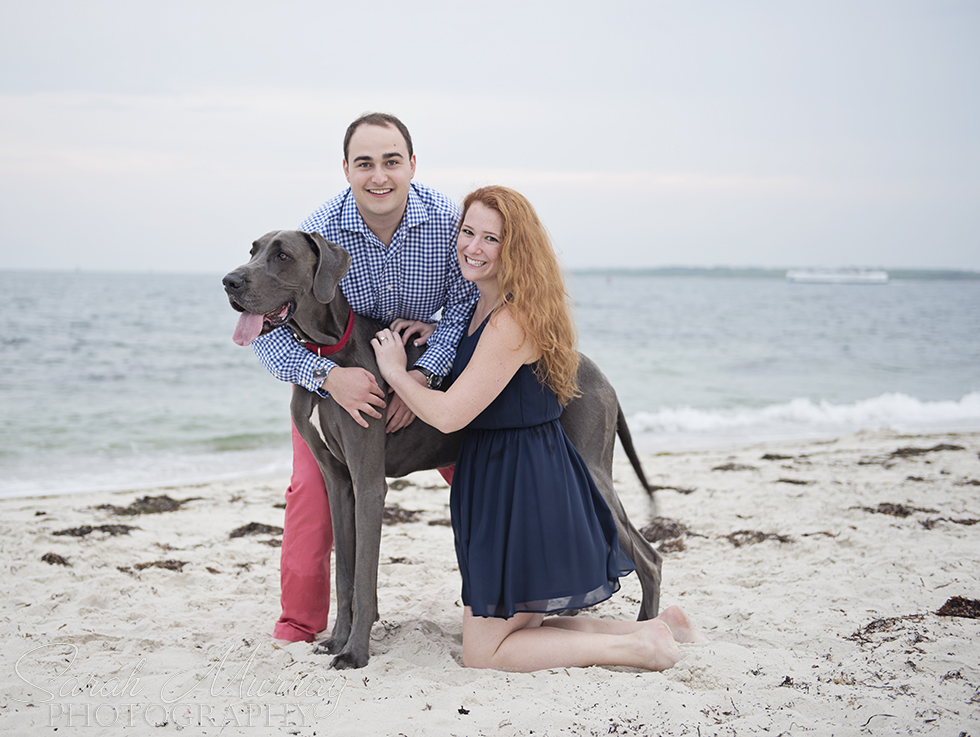 Nobska Lighthouse Engagement Session on Cape Cod in Falmouth, Massachusetts - Sarah Murray Photography
