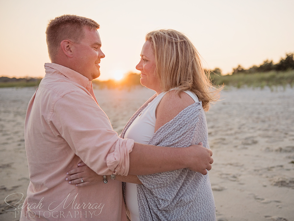 Cape Cod Beach Sunset Engagement, Centerville, Massachusetts - Sarah Murray Photography