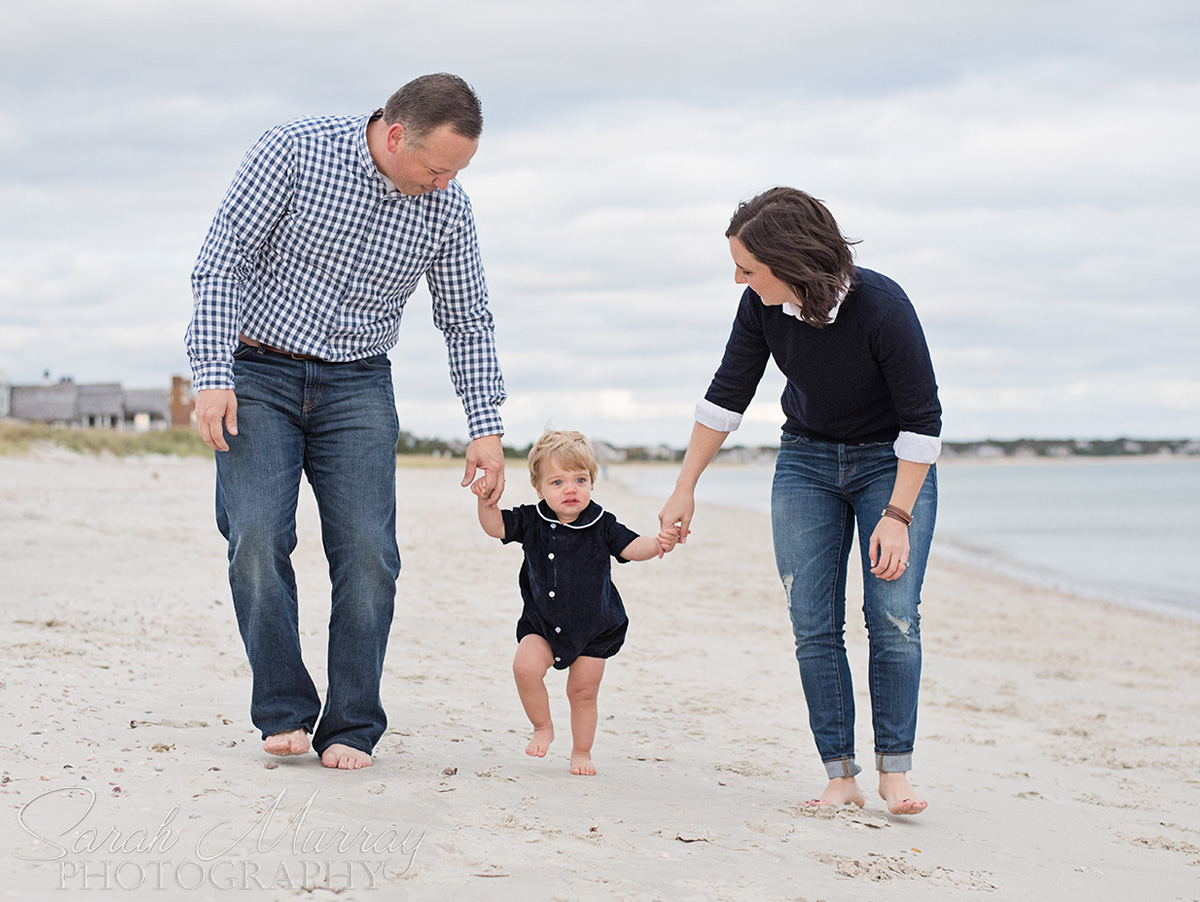 Cape Cod Family Beach Photo Session on Long Beach in Centerville, Massachusetts - Sarah Murray Photography