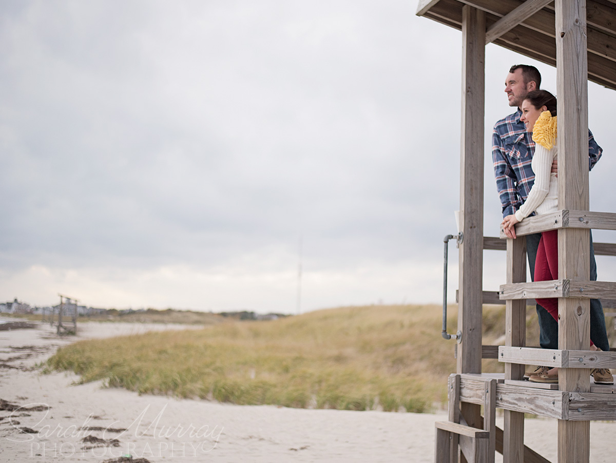 Seagull Beach Cape Cod Engagement Session in Yarmouth, Massachusetts - Sarah Murray Photography