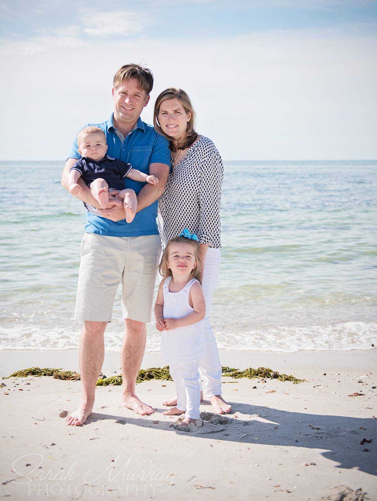 Private Home Family Photography Session on the Beach in Hyannisport, Massachusetts - Sarah Murray Photography