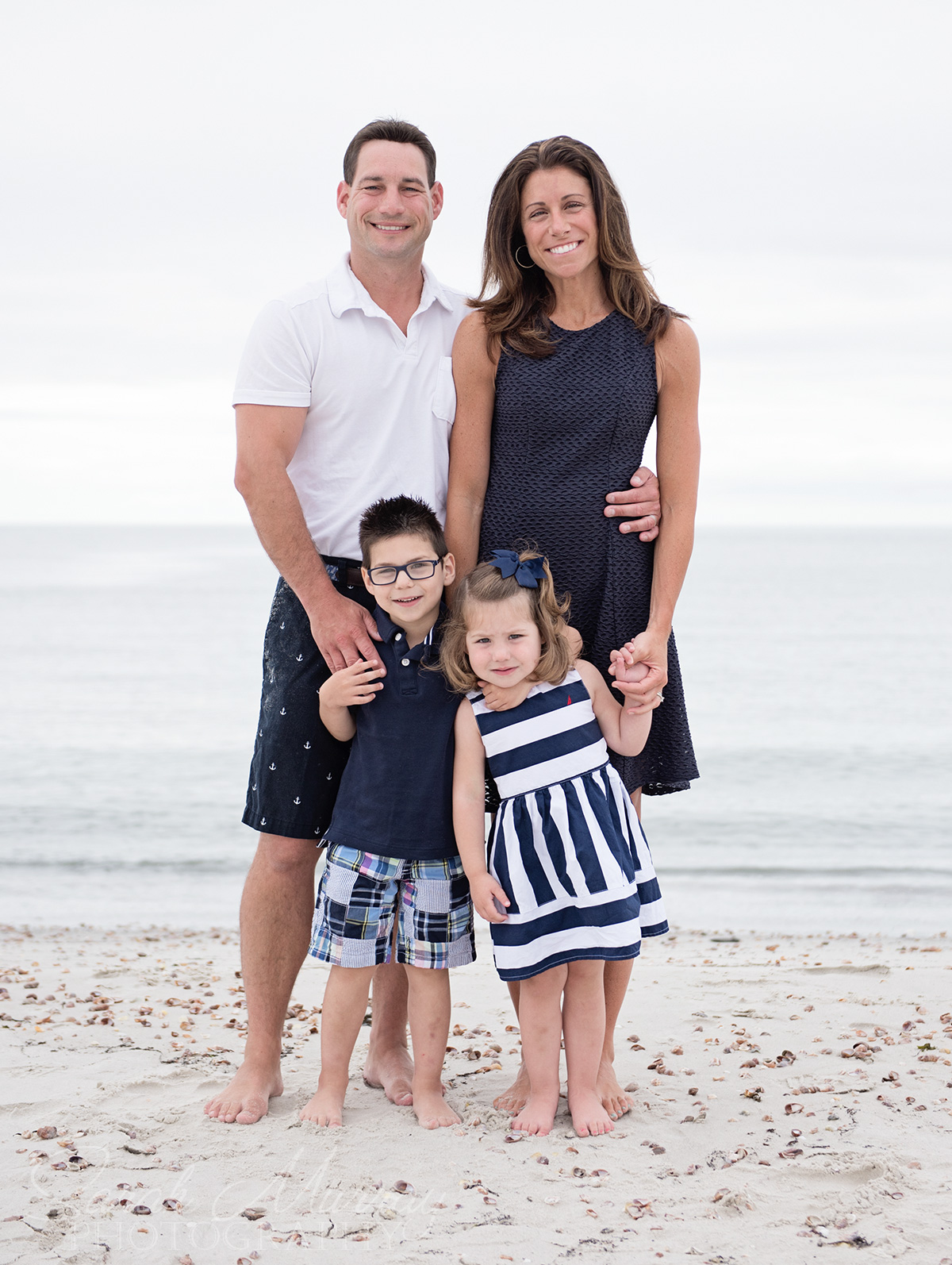 Dowses Beach Cape Cod Family Photo Session in Osterville, Massachusetts - Sarah Murray Photography