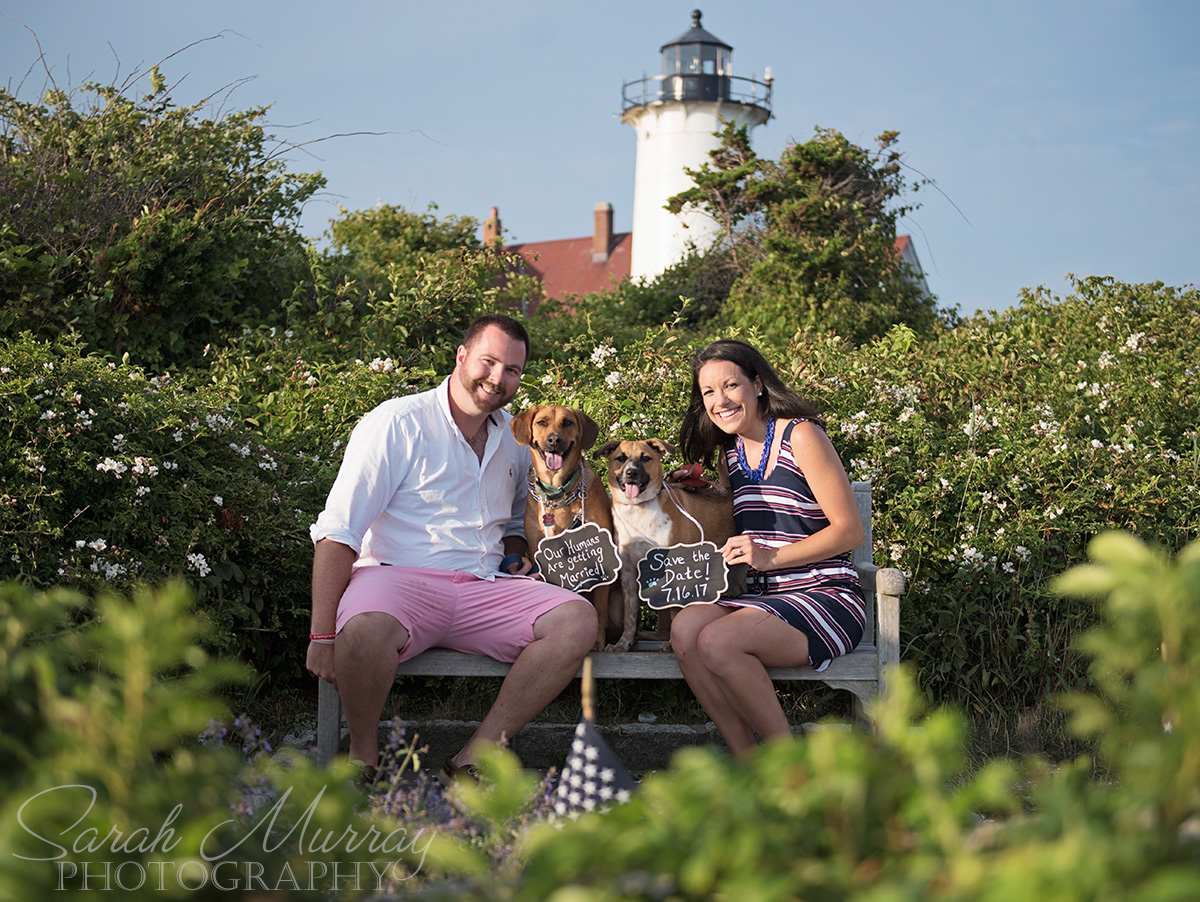 Nobska Lighthouse and Nobska Beach Engagement Session on Cape Cod in Falmouth, Massachusetts - Sarah Murray Photography